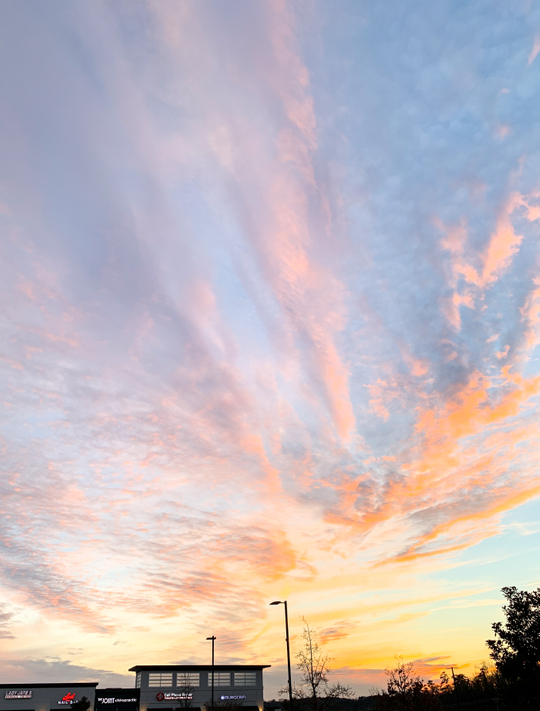 pastel sunset