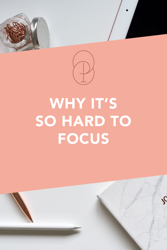 why it's hard to focus