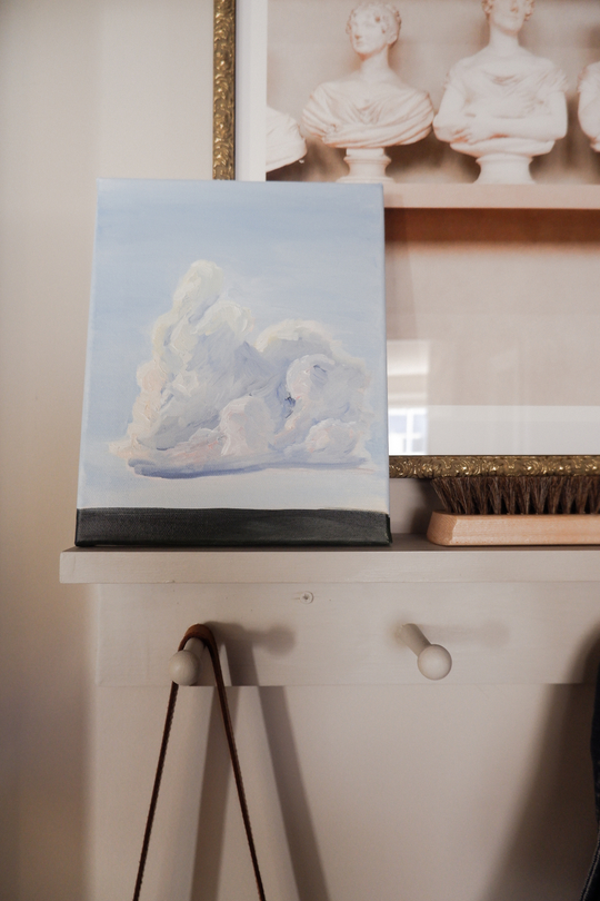 DIY shaker peg shelf