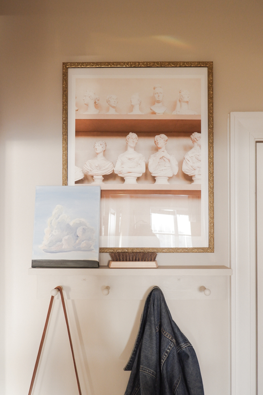 mini entryway in apartment